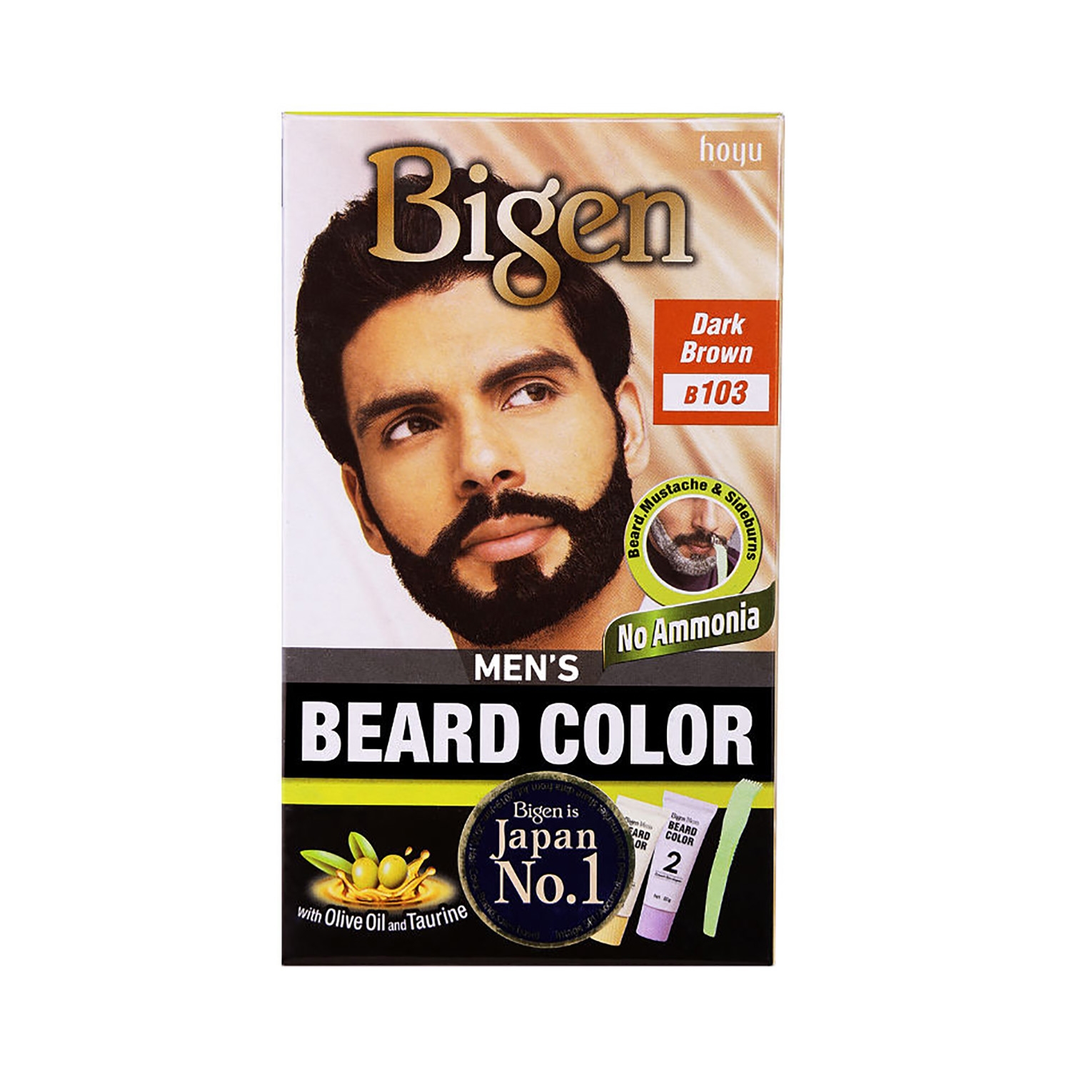 Bigen | Bigen Men's Beard Color - B103 Dark Brown (40g)