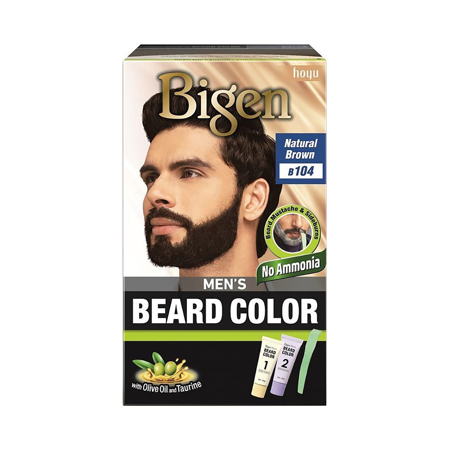 Bigen | Bigen Men's Beard Color - B104 Natural Brown (40g)