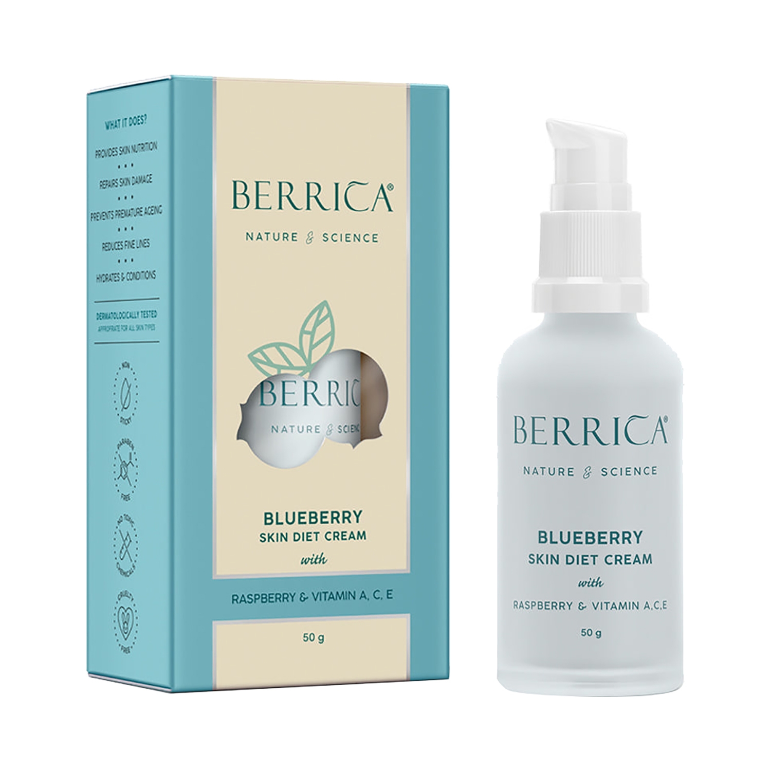 Berrica Blueberry Skin Diet Cream (50g)