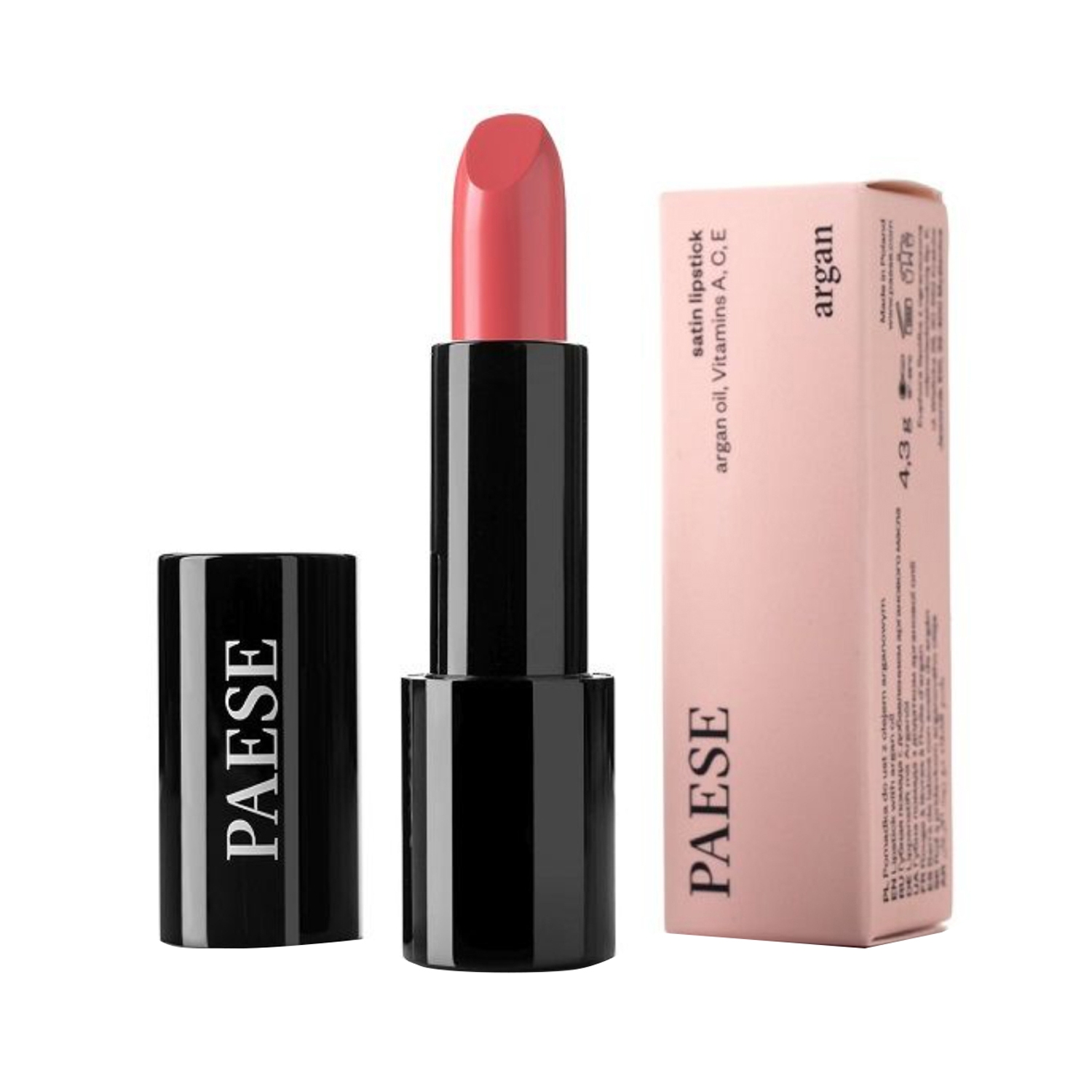 Paese Cosmetics | Paese Cosmetics Lipstick with Argan Oil - 75 Nude (4.3g)