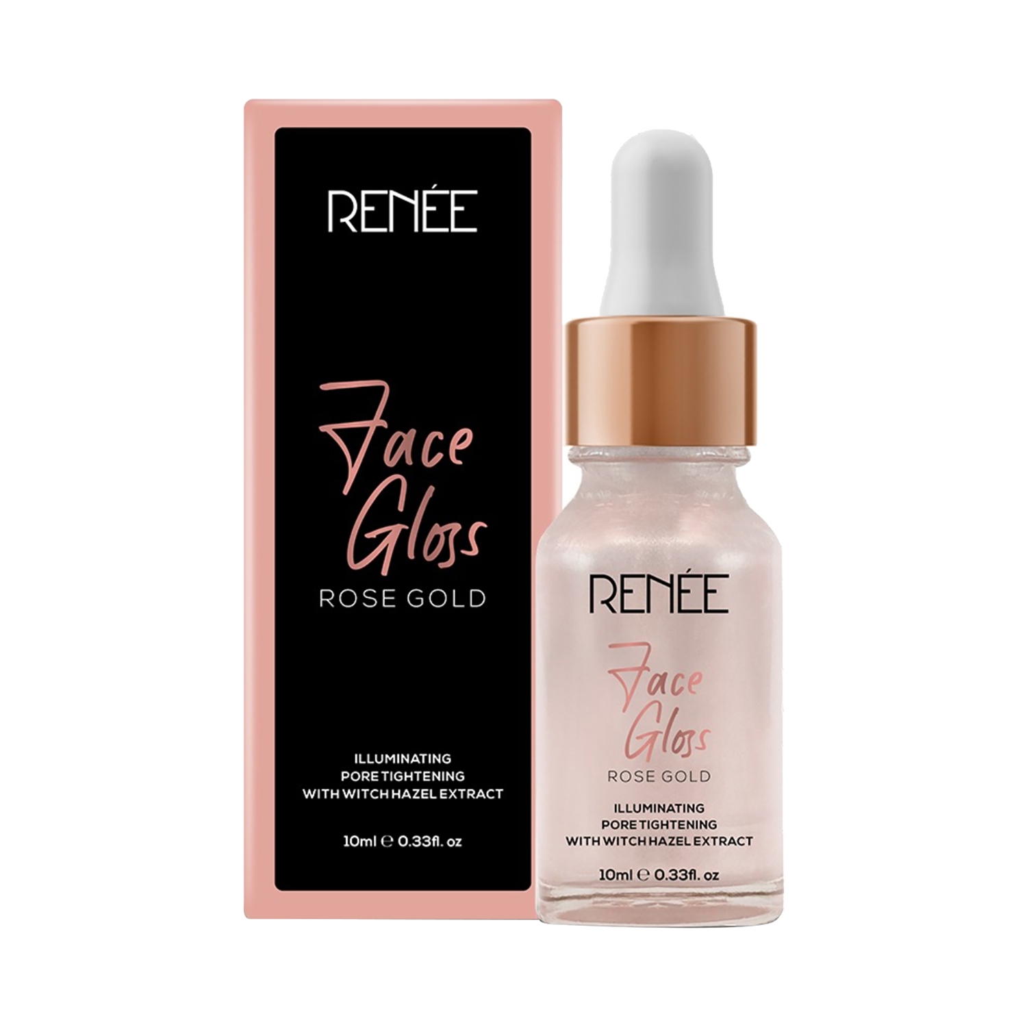 RENEE | RENEE Face Gloss With Hyaluronic Acid Face Primer - Rose Gold (10ml)