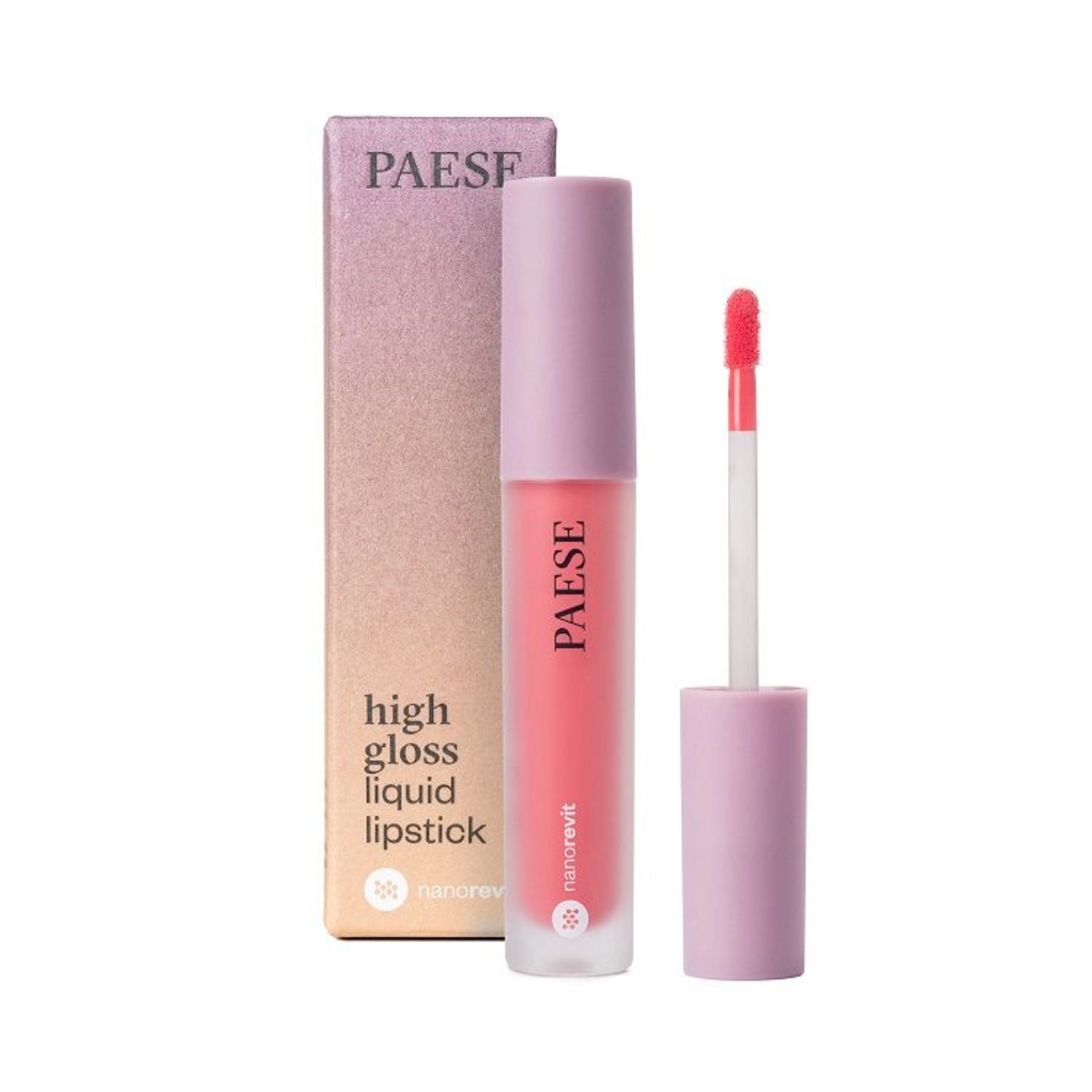 Paese Cosmetics | Paese Cosmetics High Gloss Liquid Lipstick - 52 Coral Reef (4.5ml)