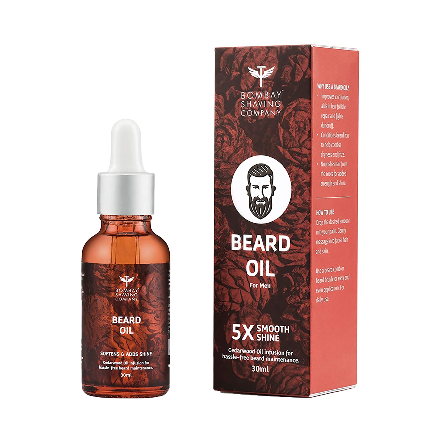 Bombay Shaving Company Cedarwood Beard Oil For Men (30ml)