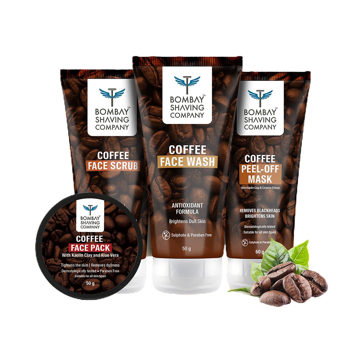 Bombay Shaving Company | Bombay Shaving Company Premium Coffee De Tan Gift Set (4Pcs)