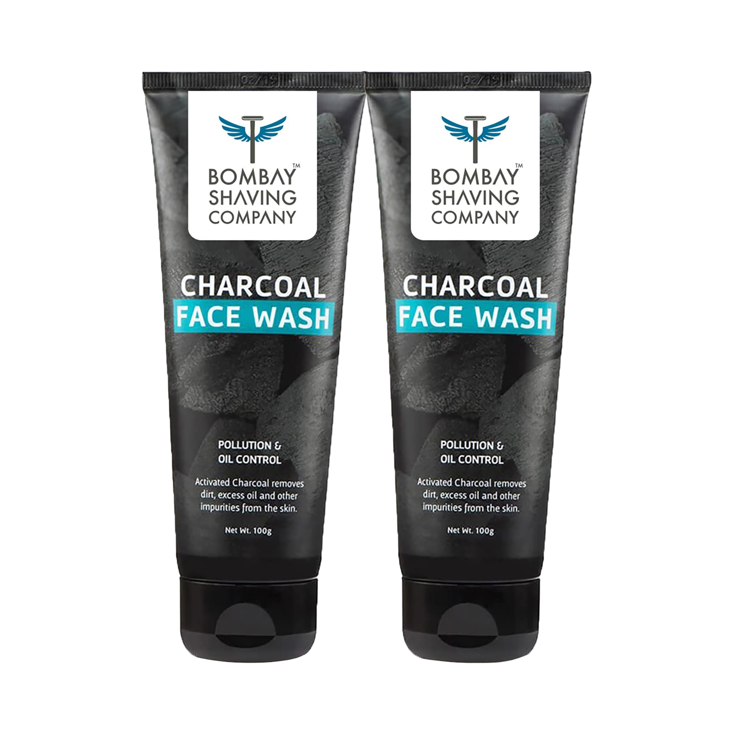 Bombay Shaving Company | Bombay Shaving Company Activated Charcoal Facewash (2Pcs)