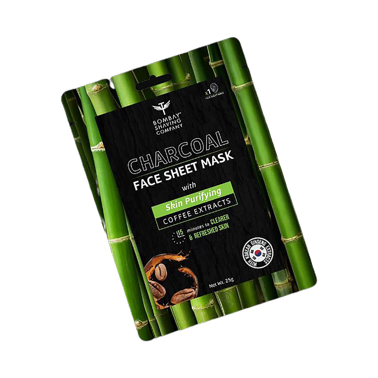 Bombay Shaving Company | Bombay Shaving Company Charcoal Face Sheet Mask (2Pcs)