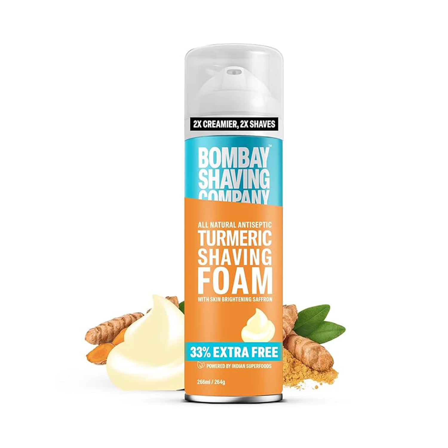 Bombay Shaving Company | Bombay Shaving Company Turmeric Shaving Foam (266ml)