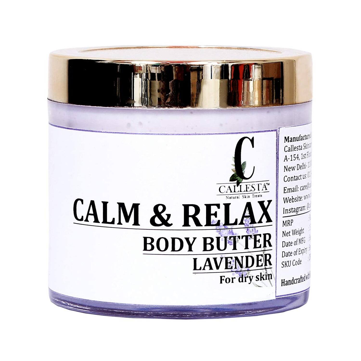 Callesta | Callesta Calm & Relax Lavender Body Butter (150g)