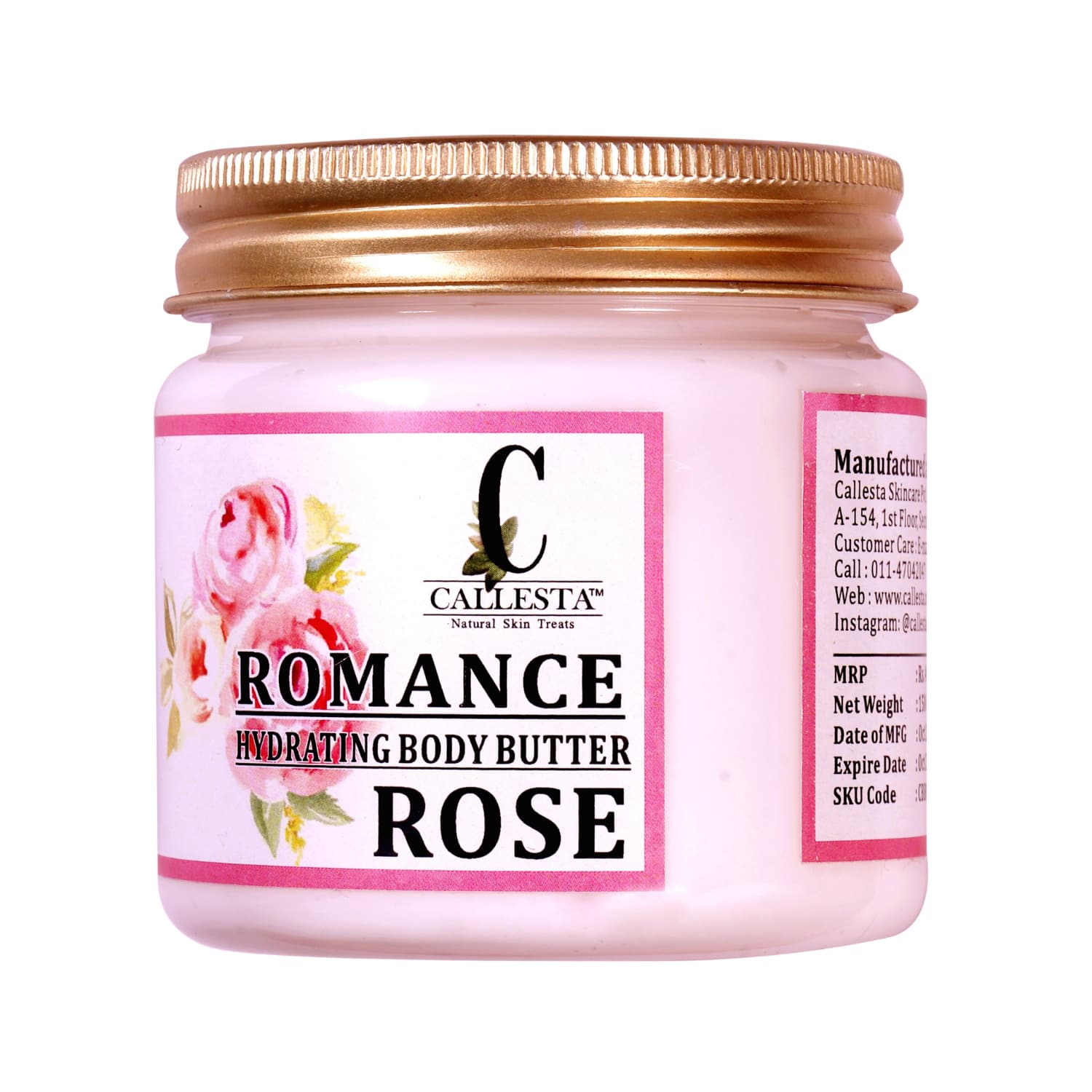 Callesta | Callesta Romance Hydrating Rose Body Butter (150g)