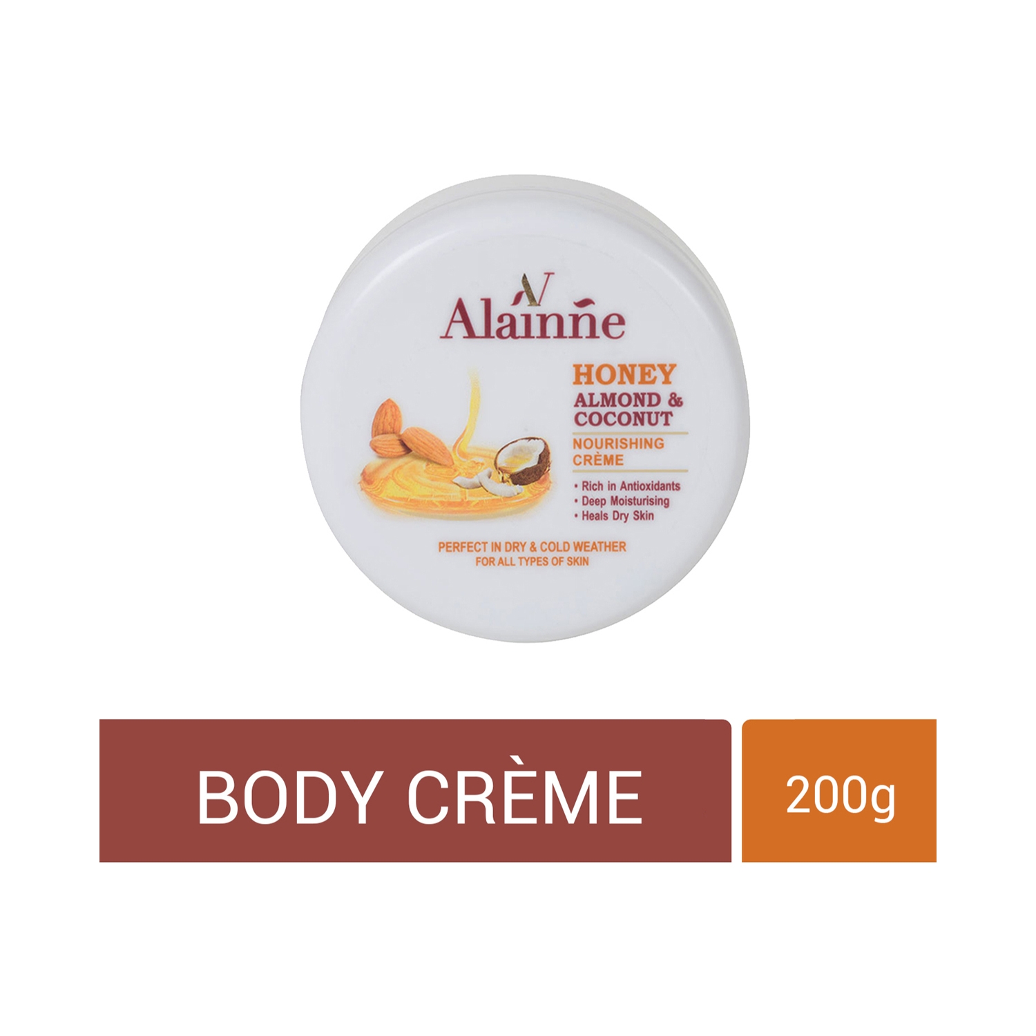 Alainne | Alainne Honey Almond & Coconut Nourishing Body Creme - (200g)