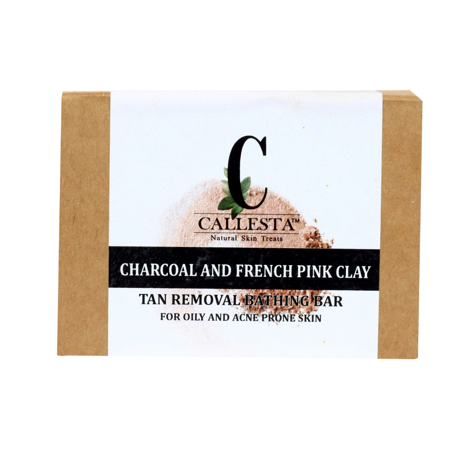 Callesta | Callesta Charcoal & French Pink Clay Handmade Soap (100g)