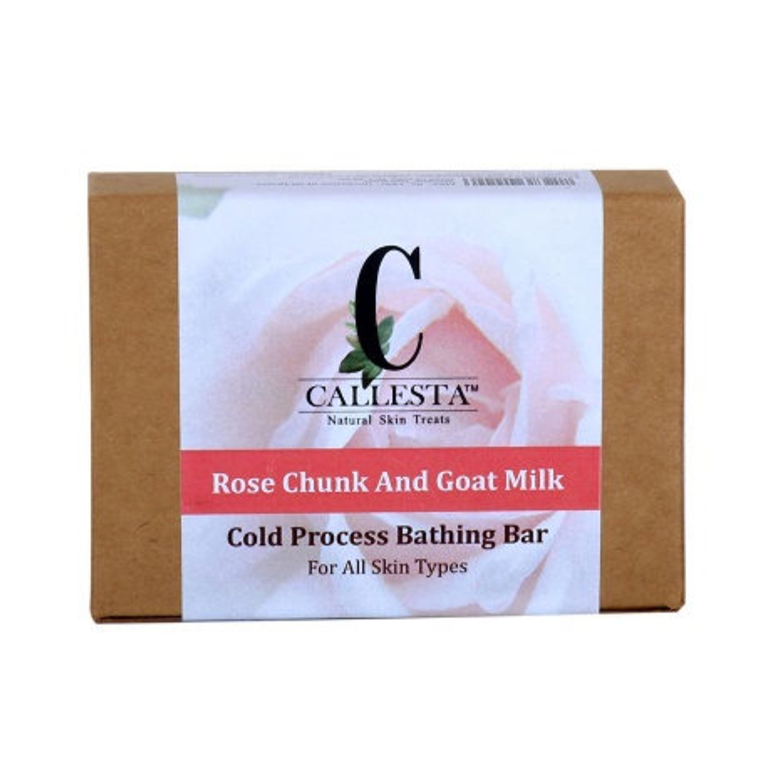 Callesta | Callesta Rose Chunk & Goat Milk Cold Pressed Bathing Bar (100g)