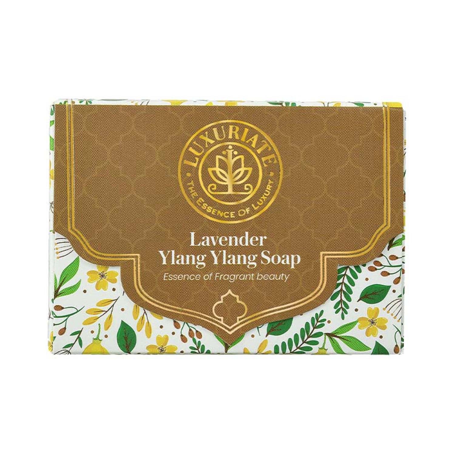 LUXURIATE Lavender Ylang Ylang Essence Of Fragrant Beauty Soap (125g)