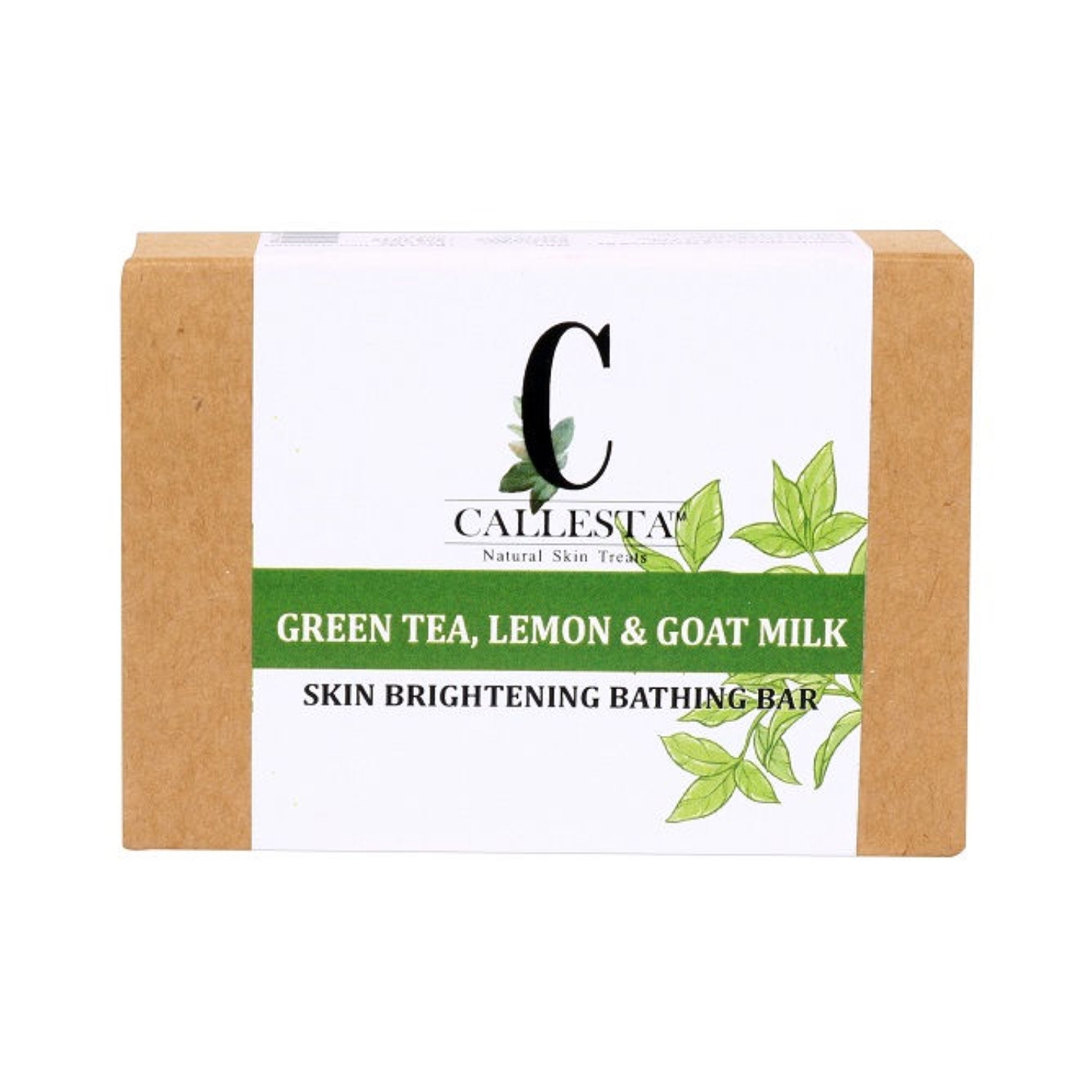 Callesta | Callesta Green Tea Lemon & Goat Milk Skin Brightening Bathing Soap (100g)