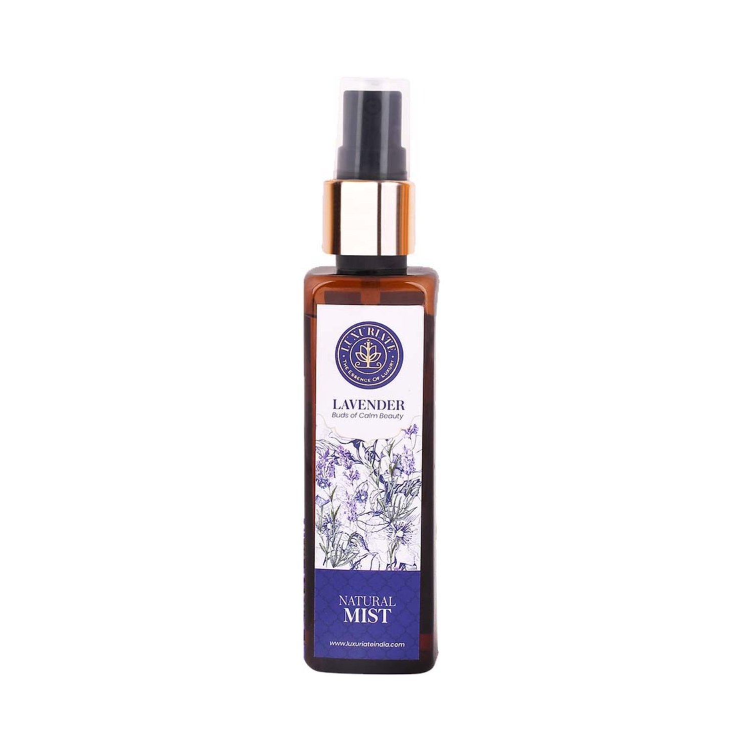 LUXURIATE Pure and Natural Body & Face Lavender Mist Spray (100ml)