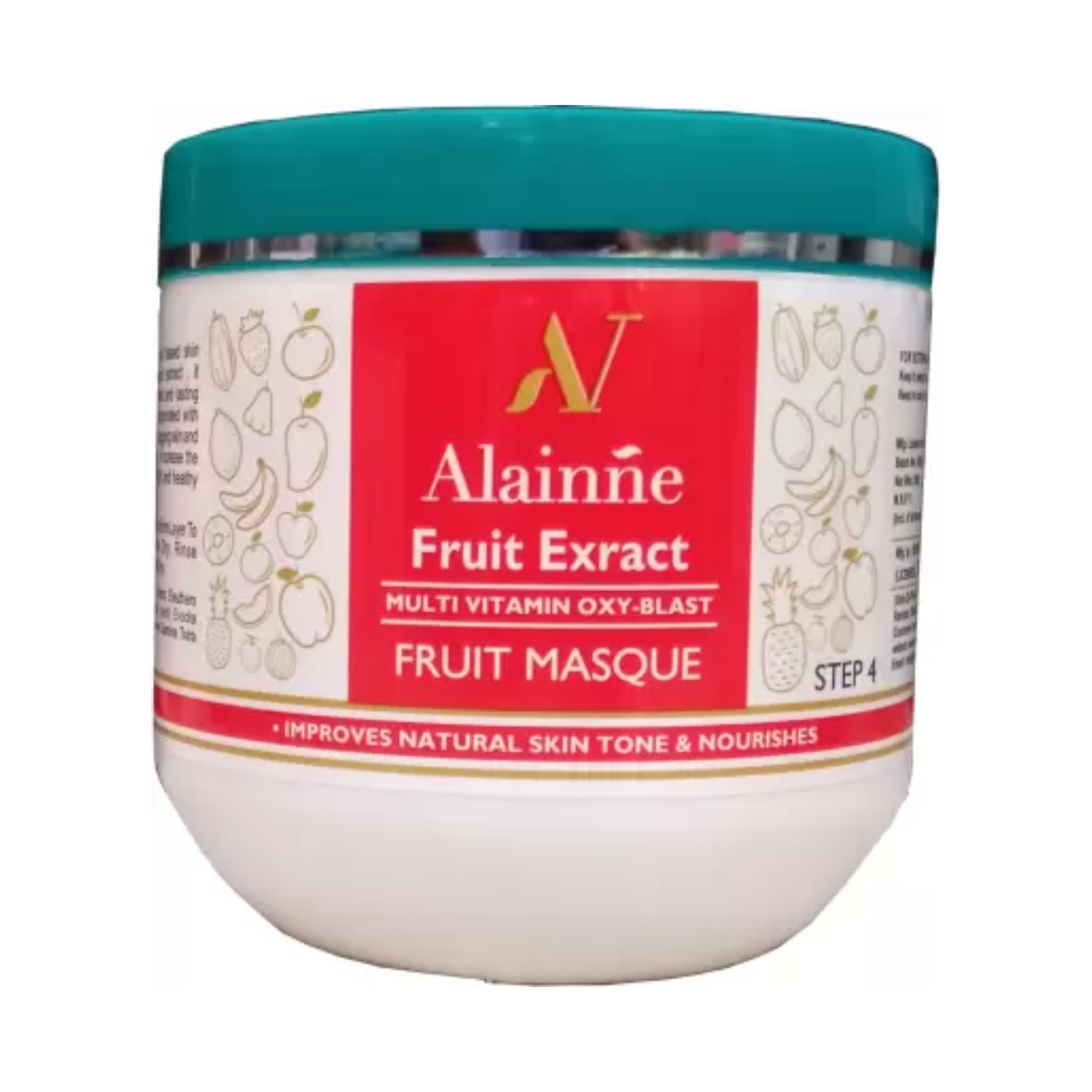 Alainne | Alainne Fruit Extract Multi Vitamin Oxy Blast Step-4 Masque - (500g)