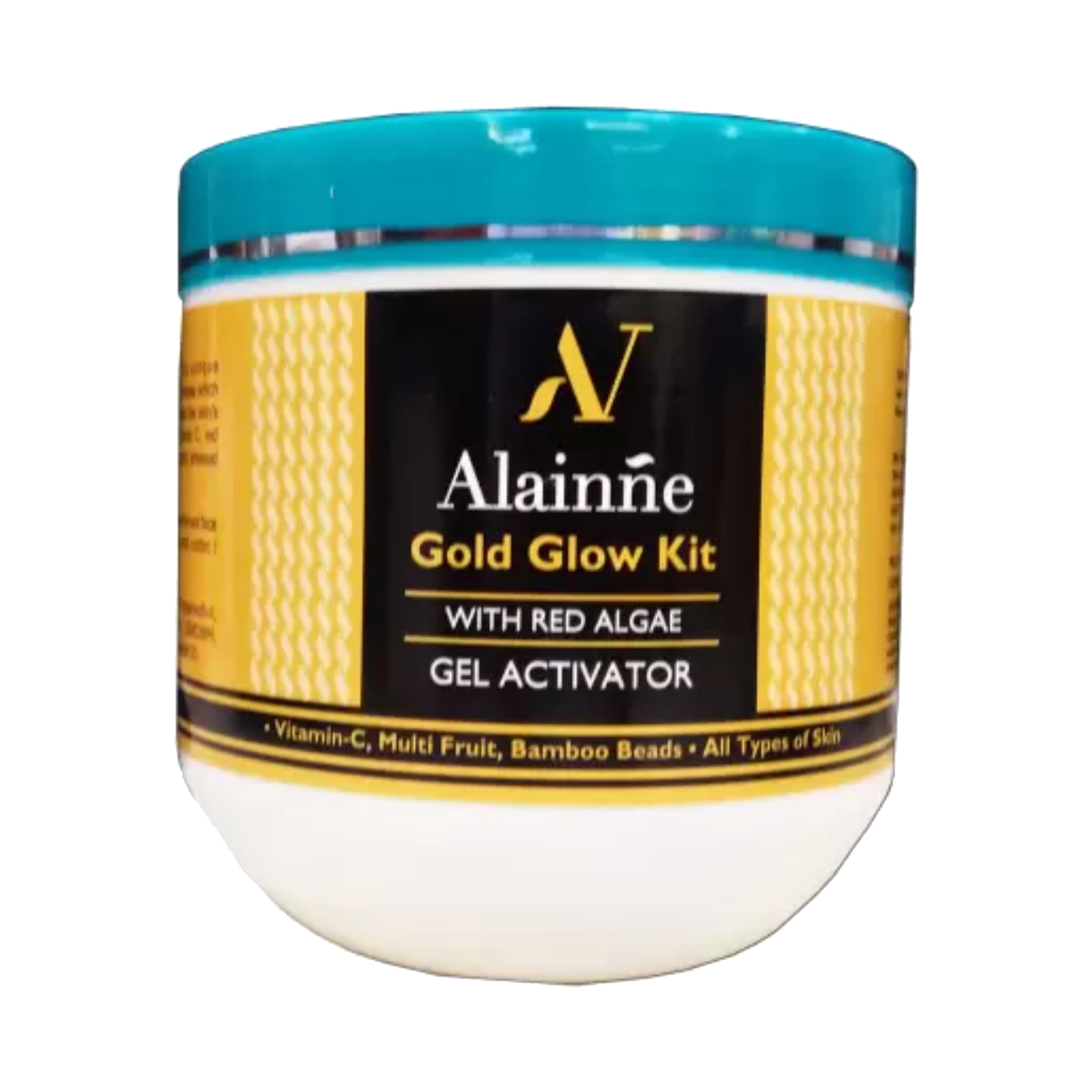 Alainne Gold Glow Kit With Red Algae Step-2 Gel Activator - (500g)