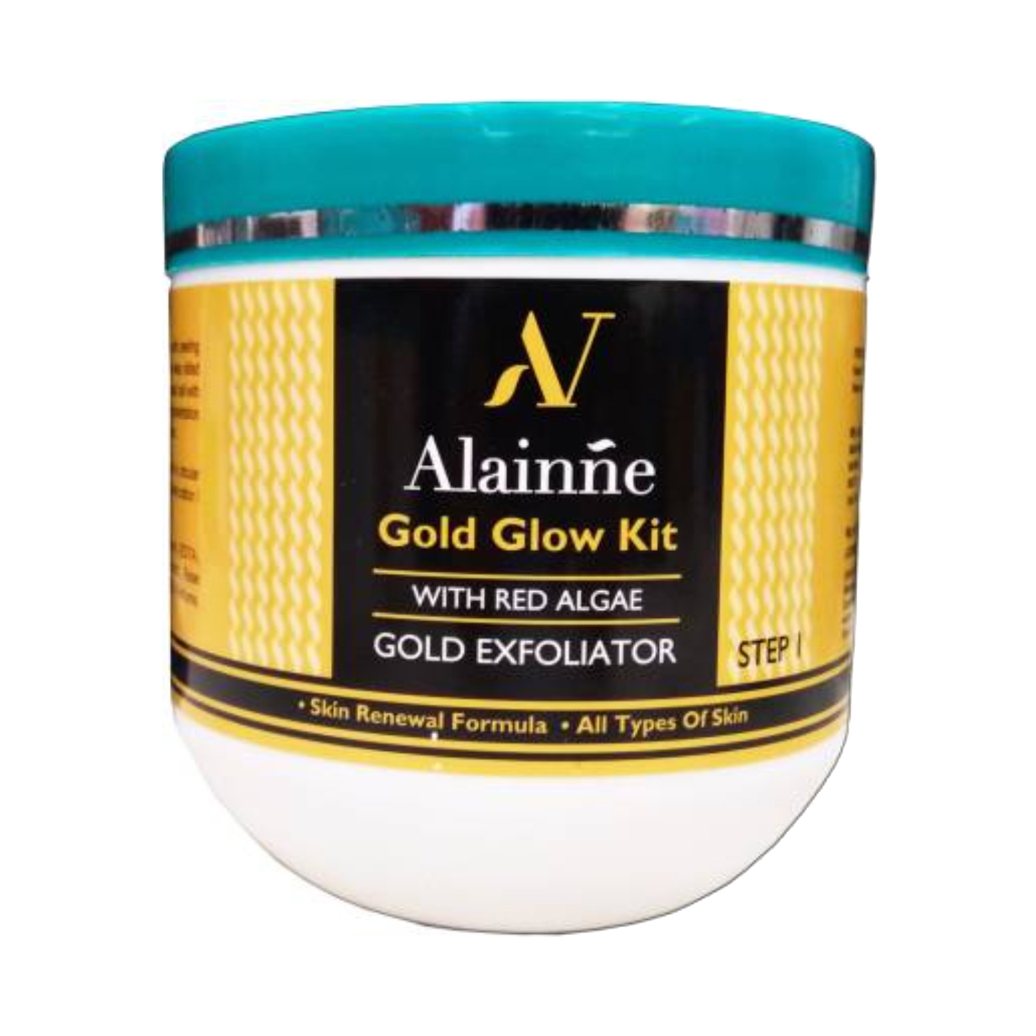 Alainne | Alainne Gold Glow Kit With Red Algae Step-1 Gold Exfoliator - (500g)