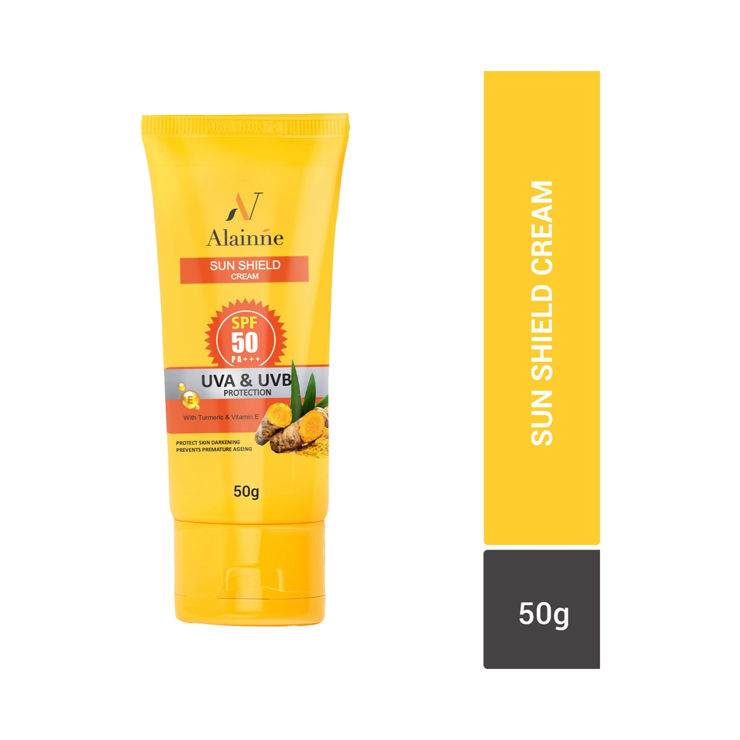 Alainne | Alainne Sun Shield Cream UVA & UVB Protection SPF-50 - (50g)