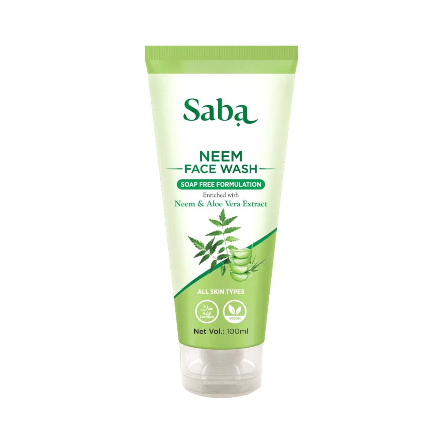 Saba | Saba Natural Neem Facewash (100ml)