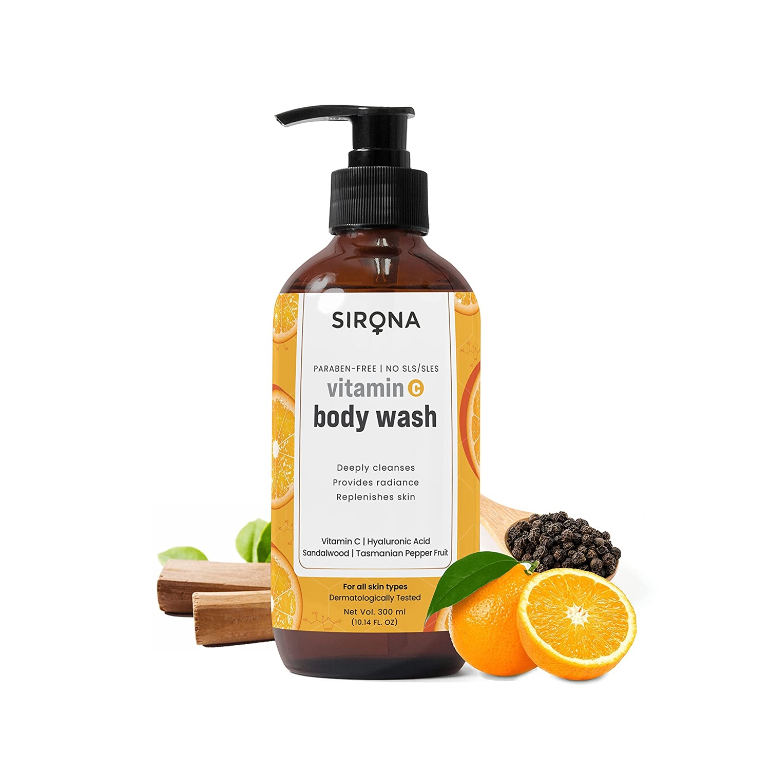 Sirona | Sirona Natural Vitamin C Body Wash (300ml)
