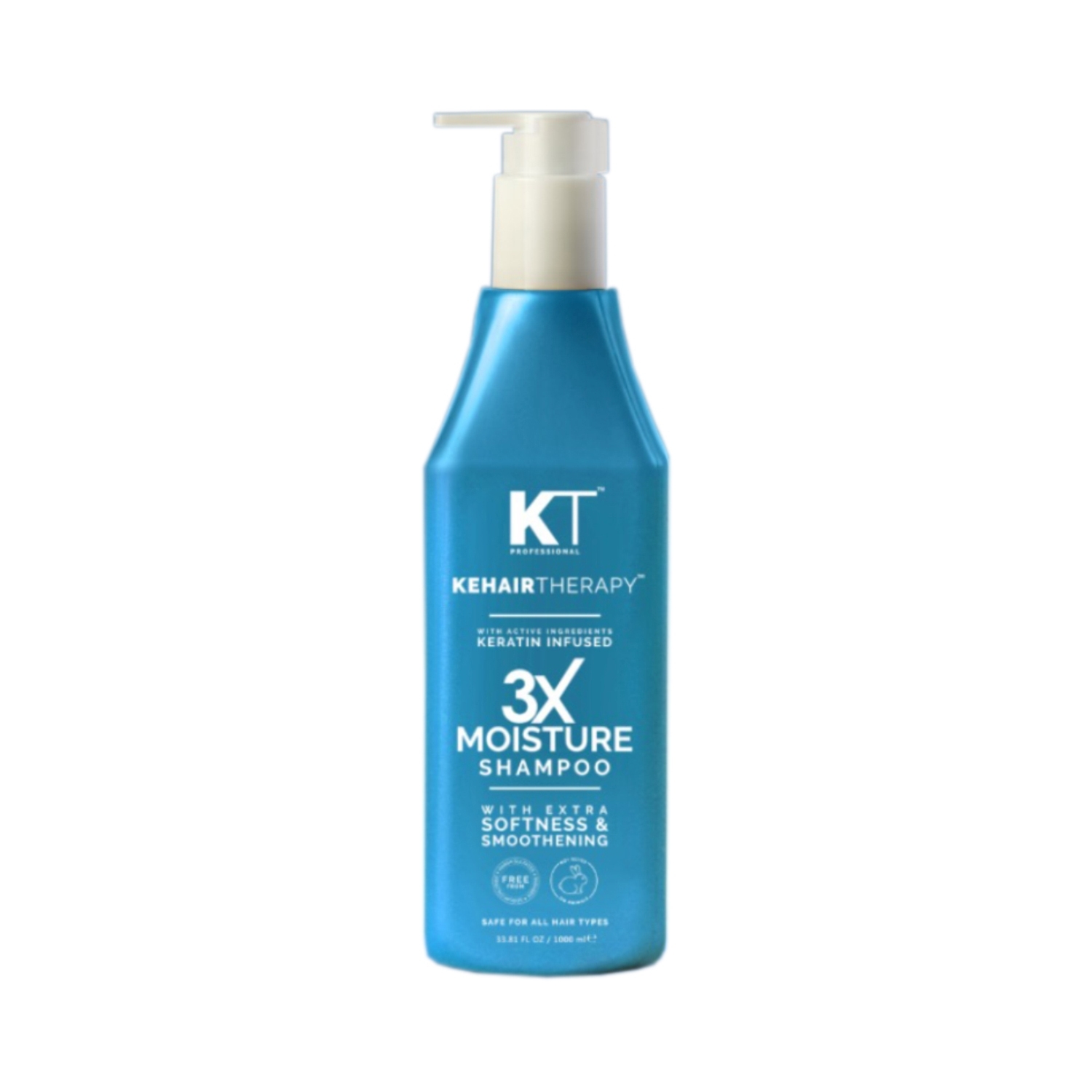 KT Professional | KT Professional 3X Moisture Shampoo With Active Ingredients Keratin (1000ml)