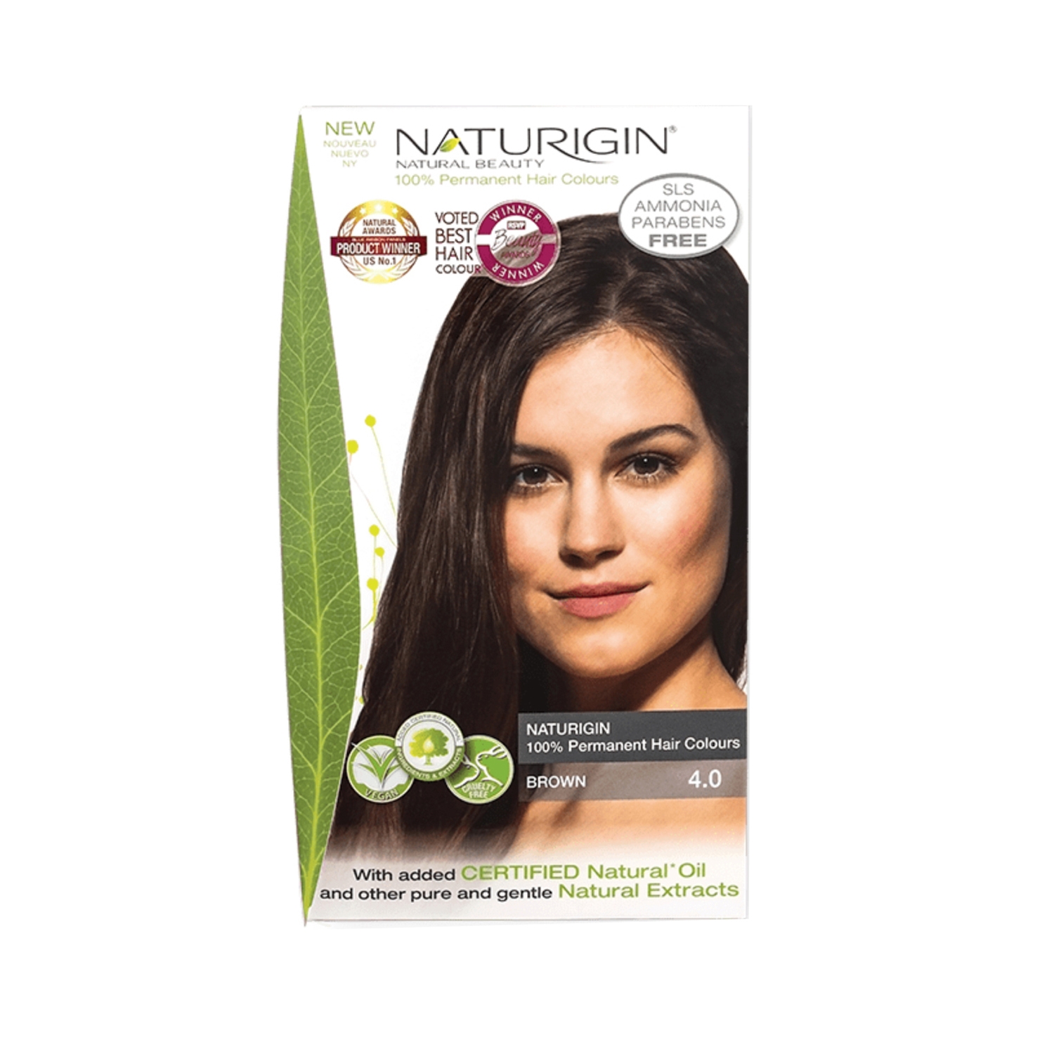 Naturigin | Naturigin Permanent Hair Colour - Brown 4.0 (115ml)