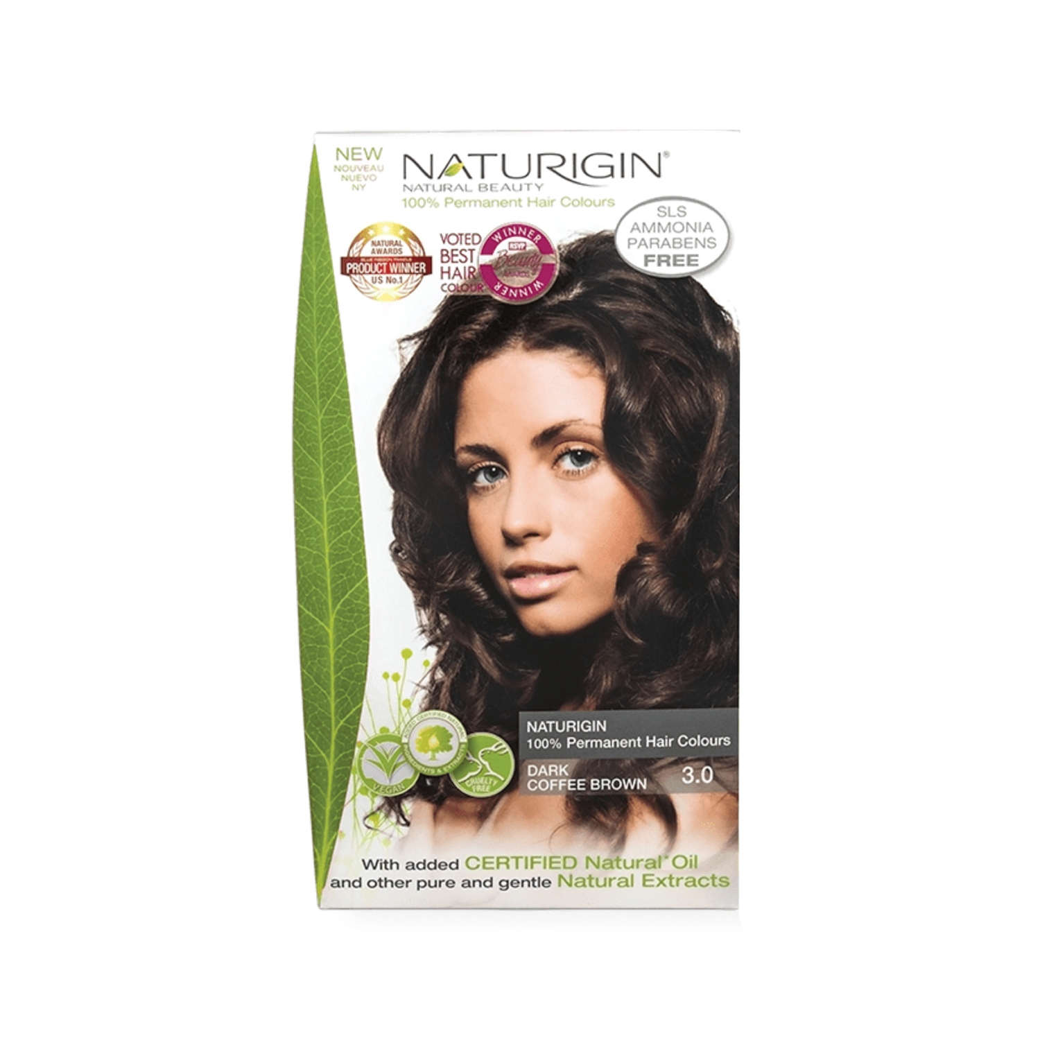 Naturigin | Naturigin Permanent Hair Colour - Dark Coffee Brown 3.0 (115ml)