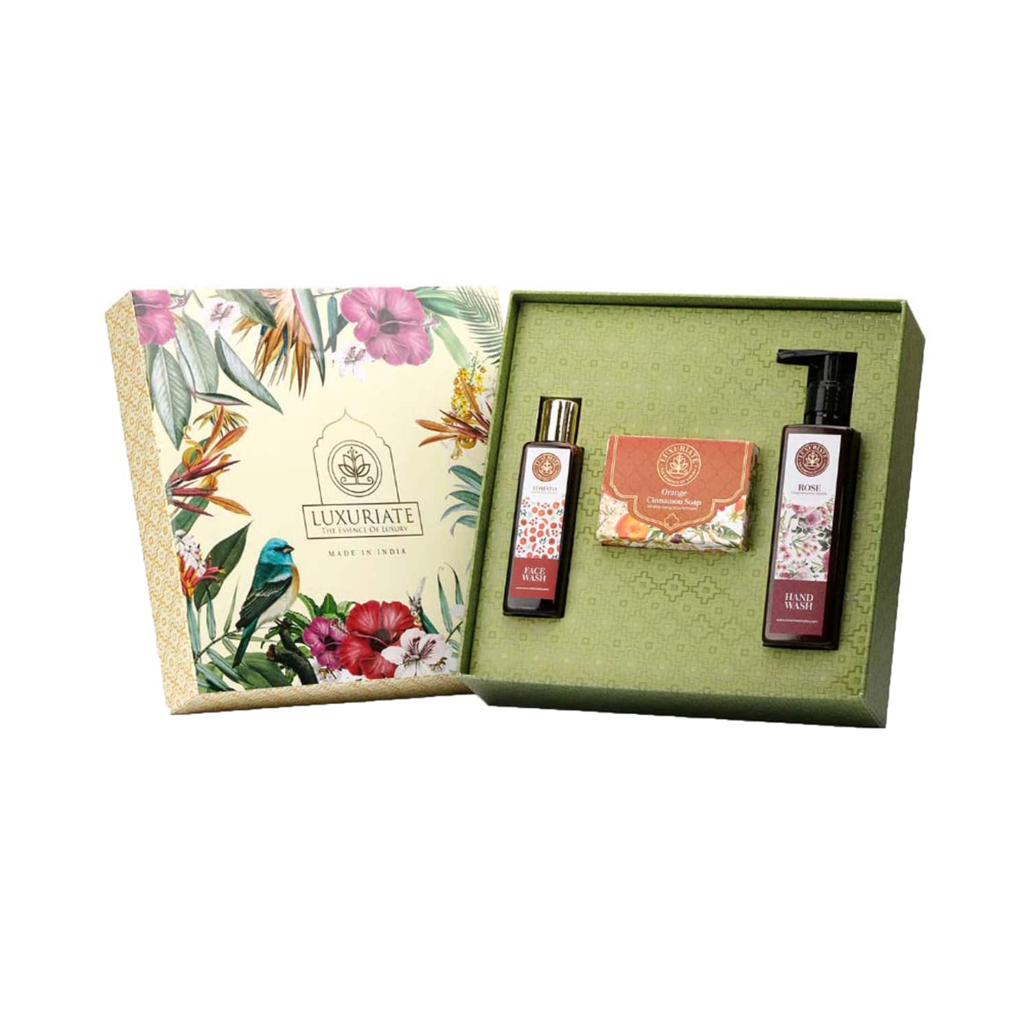 LUXURIATE | LUXURIATE Face Wash and Soap Bar Gift Set (3Pcs)