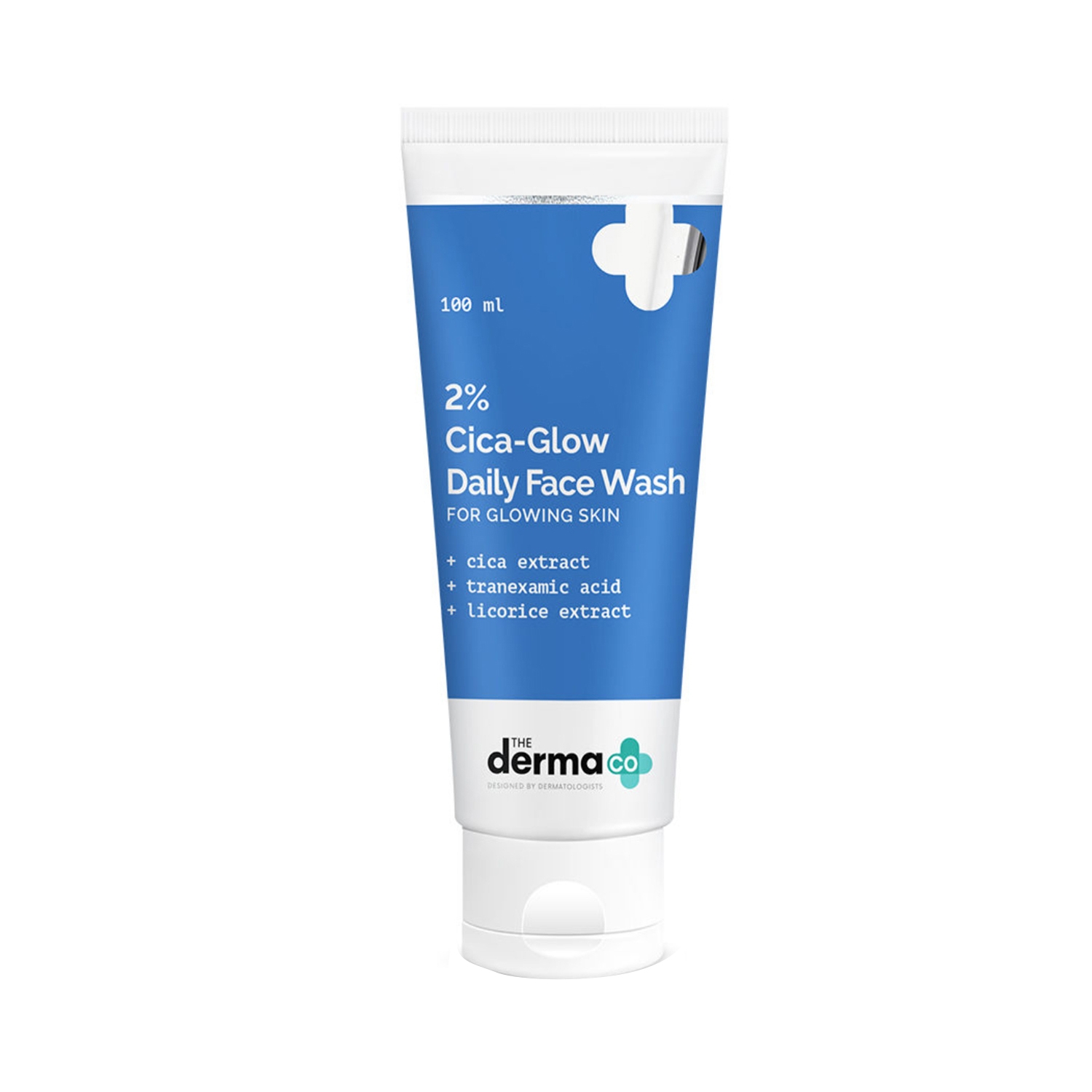 The Derma Co | The Derma Co 2% Cica-Glow Daily Face Wash (100ml)