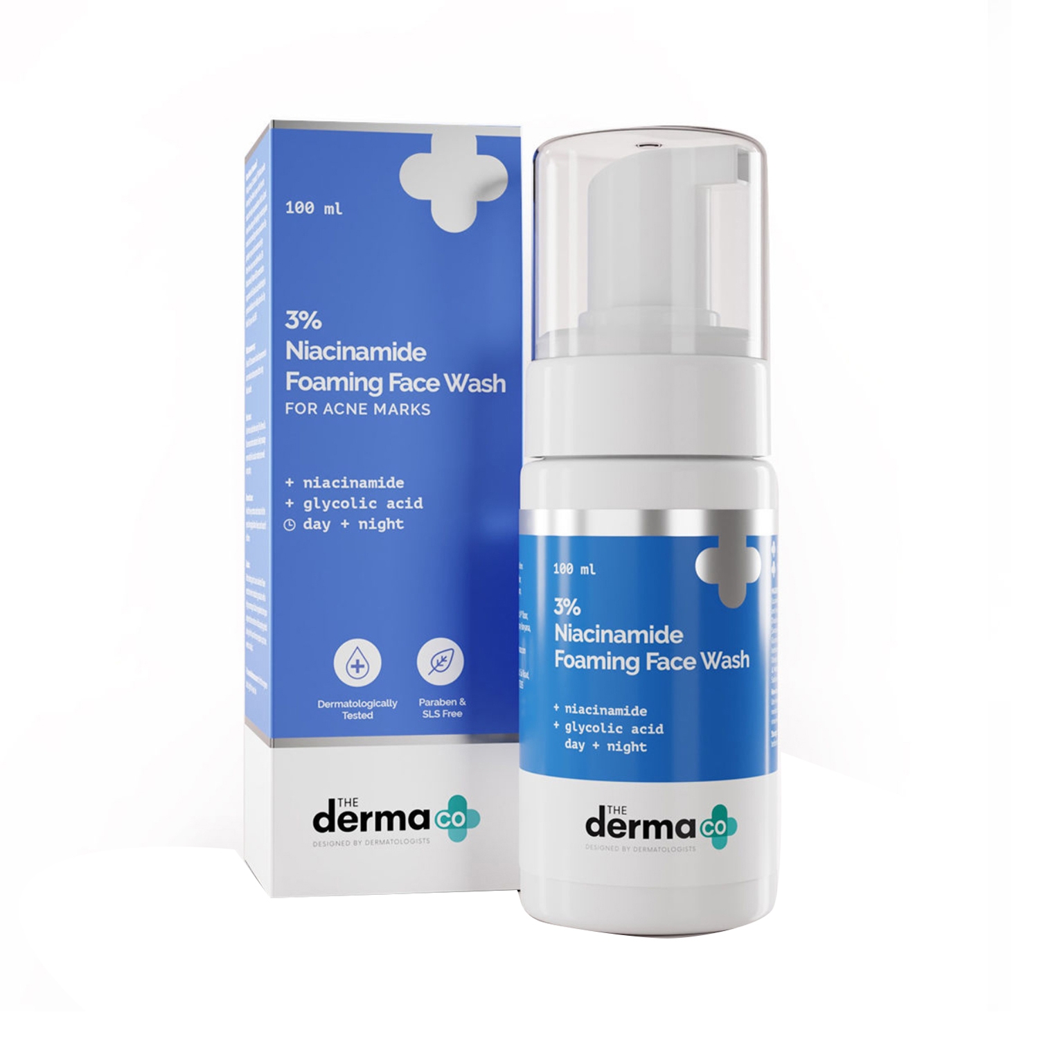 The Derma Co | The Derma Co 3% Niacinamide Foaming Daily Face Wash (100ml)