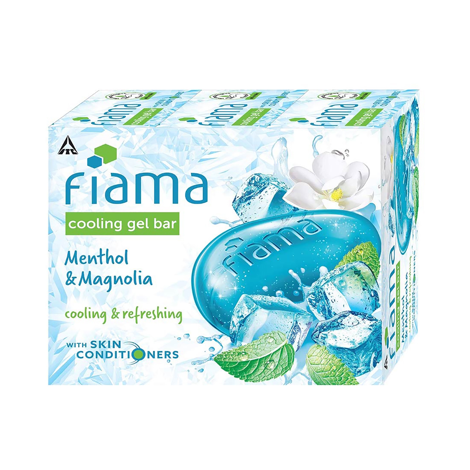 Fiama | Fiama Menthol & Magnolia Cooling Gel Bar With Skin Conditioners - (3Pcs)