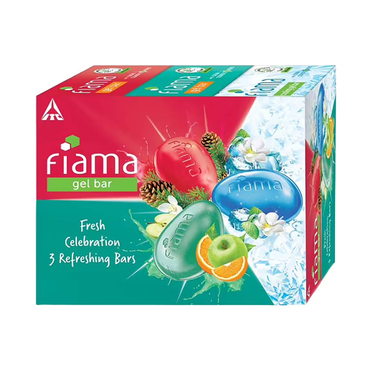 Fiama | Fiama Fresh Celebration Gel Bar With Skin Conditioners - (3Pcs)