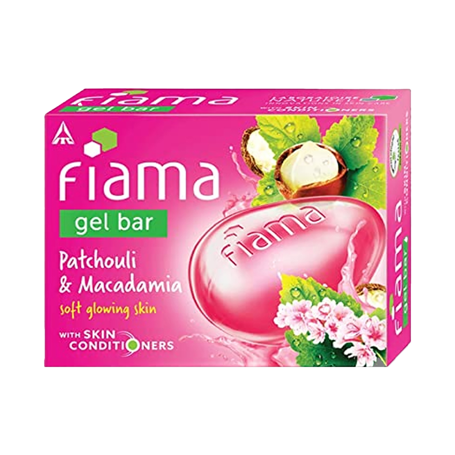 Fiama | Fiama Patchouli & Macadamia Soft Glowing Skin Gel Bar With Skin Conditioners (125g)