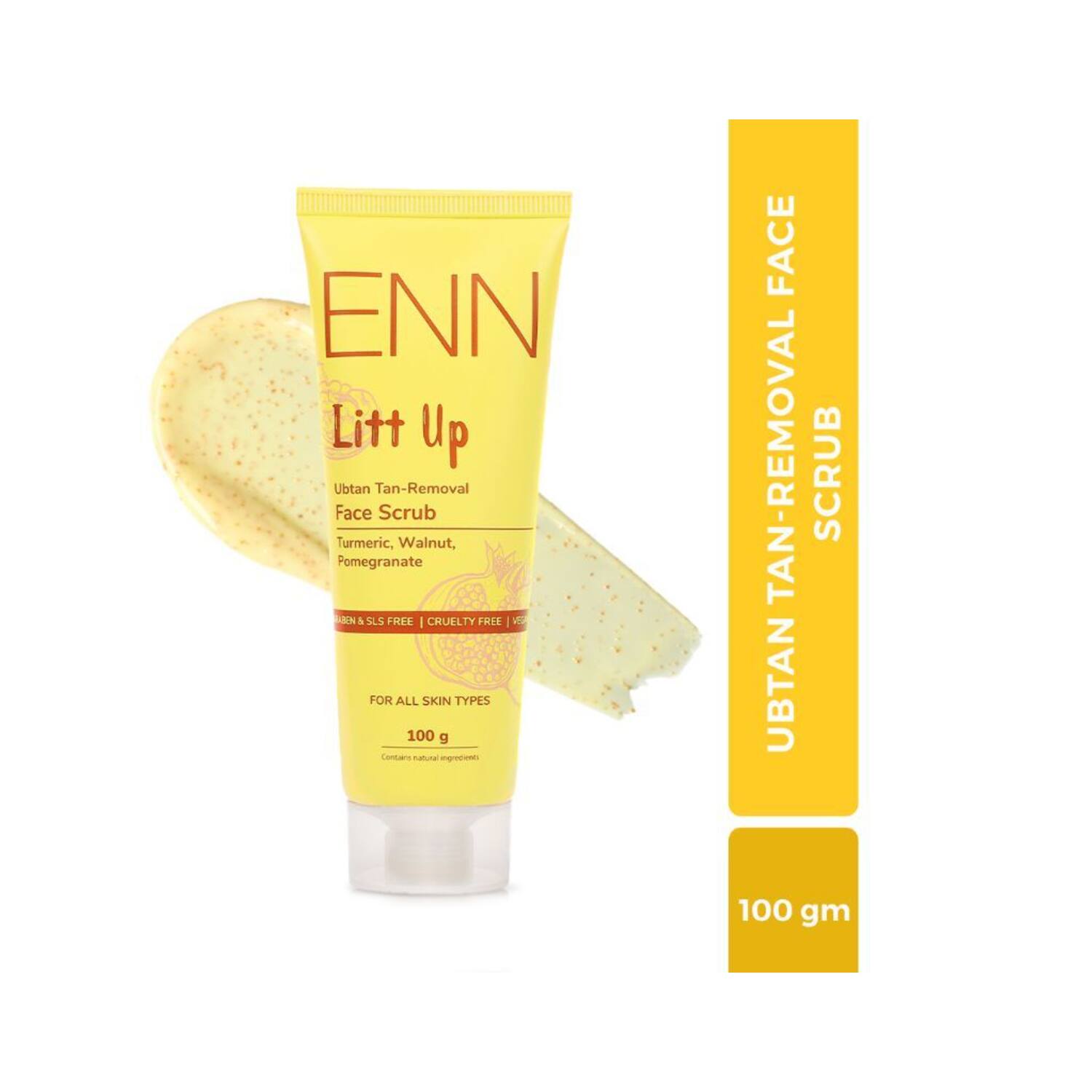 ENN | ENN Litt Up Ubtan Skin Brightening Face Scrub (100g)