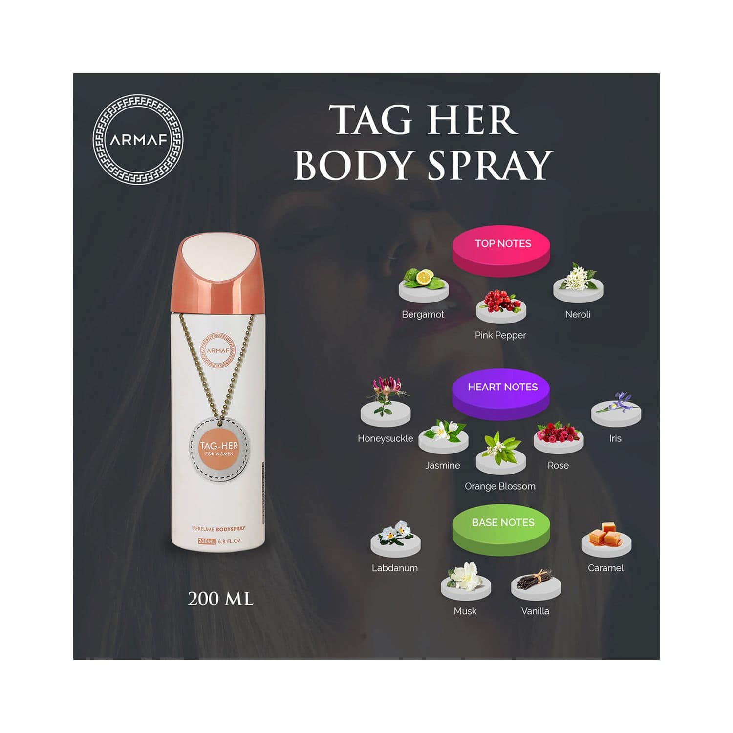 Buy Armaf Tag Her Perfume Body Spray 200ml Online at Best Price