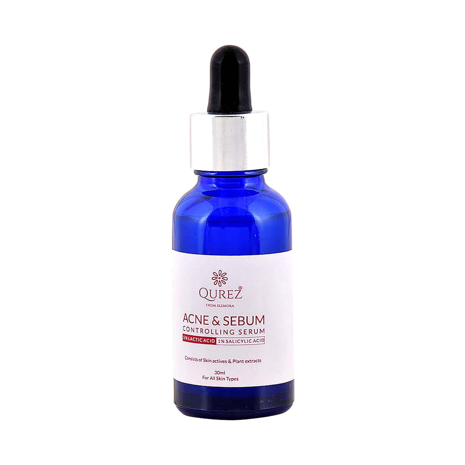 Qurez | Qurez 5% Lactic acid & 1% Salicylic Acid Acne & Sebum Controlling Serum (30ml)