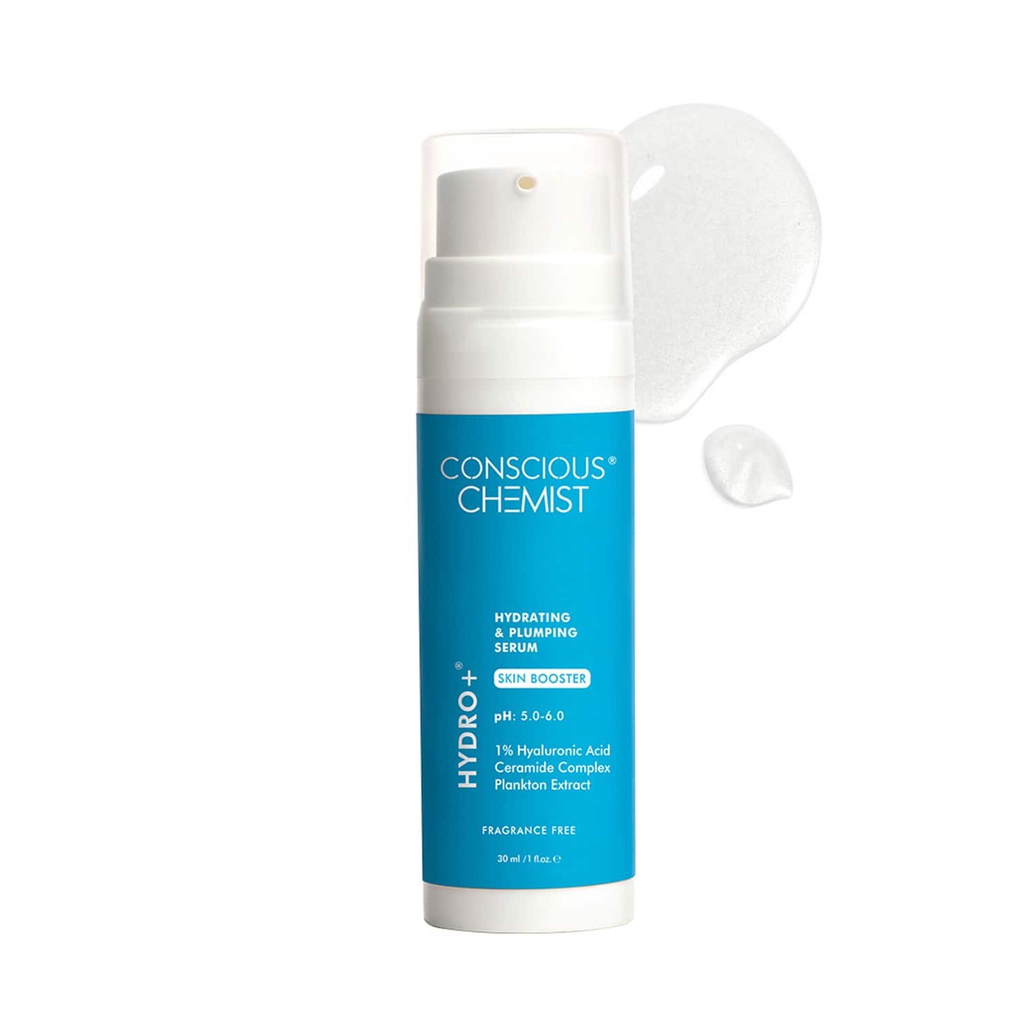 Conscious Chemist | Conscious Chemist 1% Hyaluronic Acid Serum For Dry Skin, Treat Dull & Dehydrated Skin (30ml)