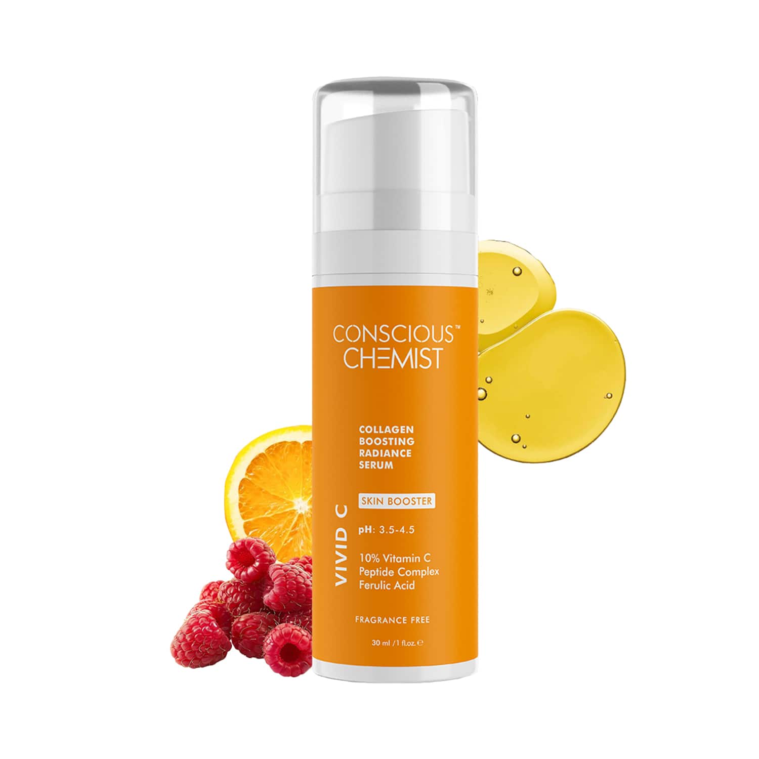 Conscious Chemist | Conscious Chemist 10% Vitamin C Anti Aging Serum For Glowing & Oily Skin (30ml)