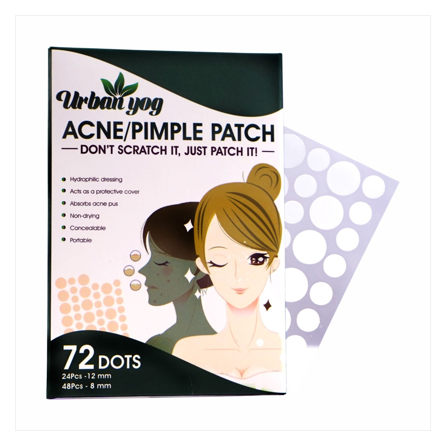 Urban Yog Acne Pimple Patch (72Pcs)