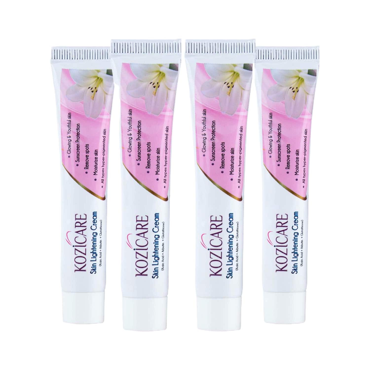 Kozicare | Kozicare Skin Lightening Non-Sticky Cream Lotion (4Pcs)