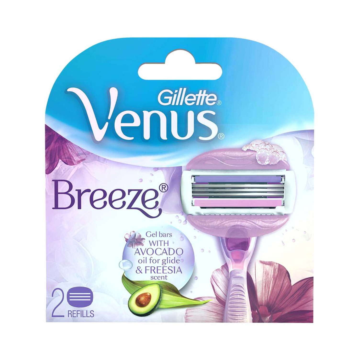 Gillette | Gillette Venus Breeze Hair Removal Razor Blades Refills Cartridges for Women (2Pcs)