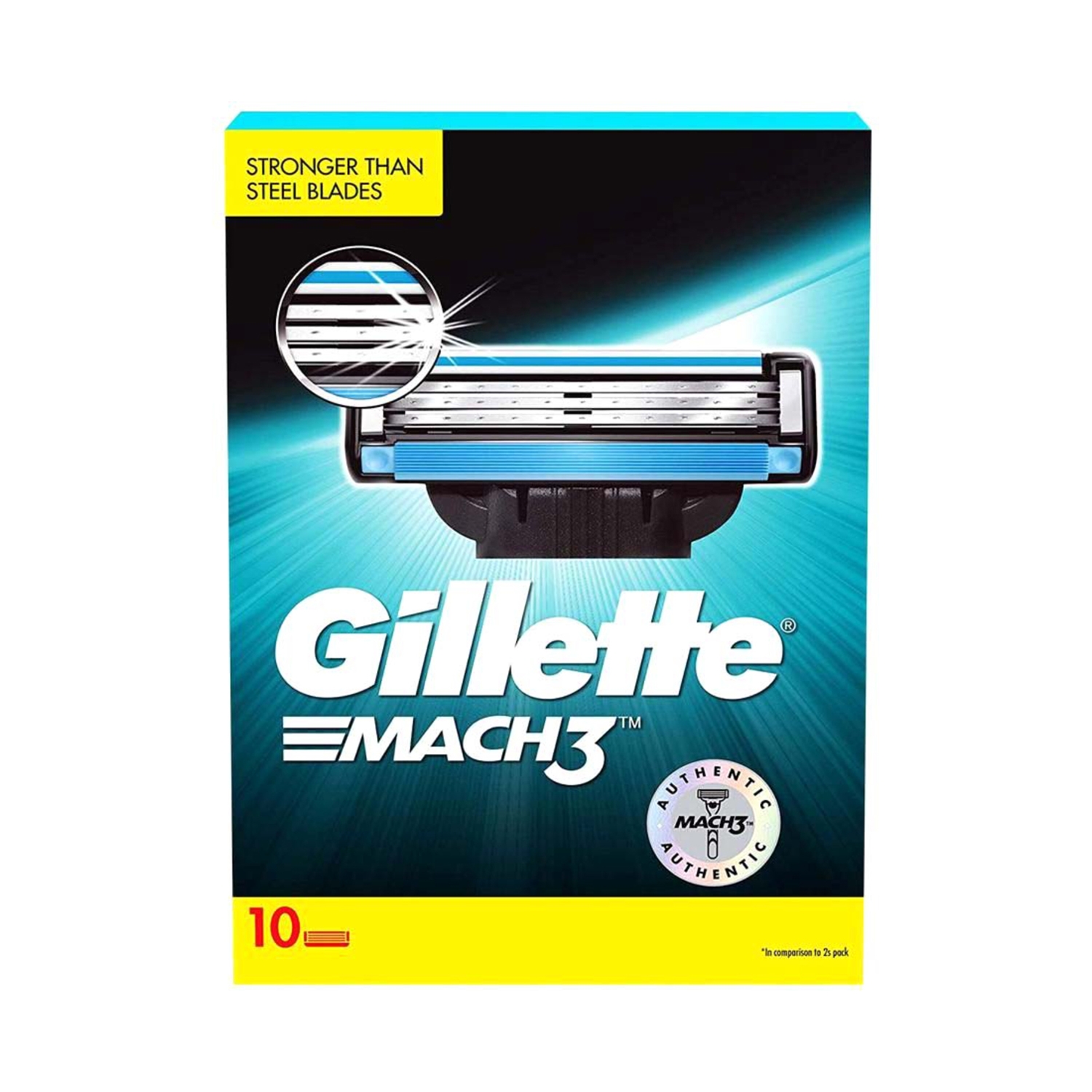 Gillette | Gillette Mach 3 Bladed Shaving Cartridges Razor (10Pcs)