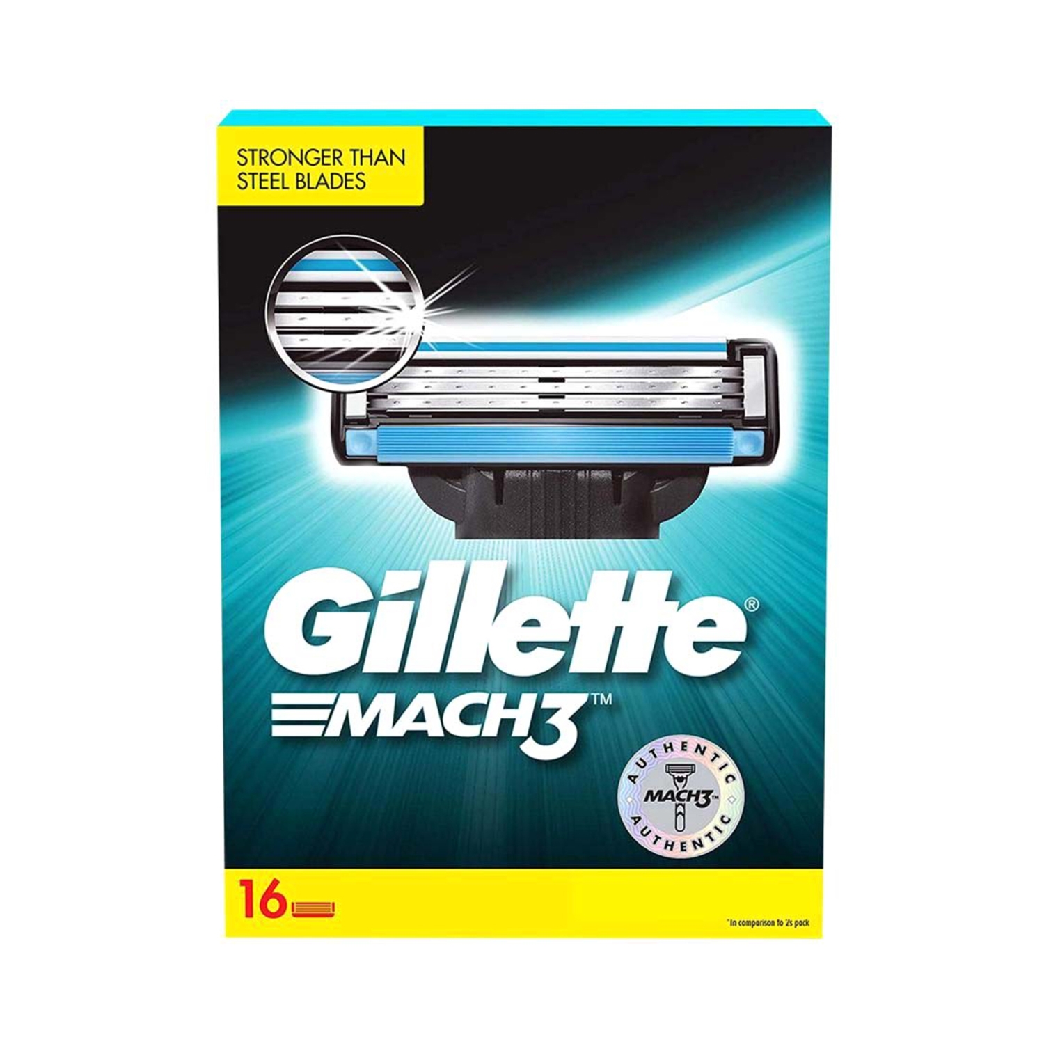 Gillette | Gillette Mach 3 Bladed Shaving Cartridges Razor (16Pcs)