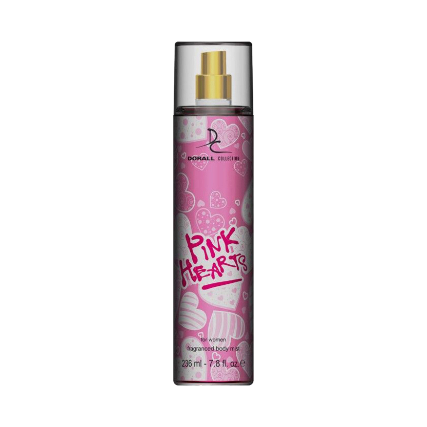 Dorall Collection | Dorall Collection Pink Hearts Fragrance Body Mist (236ml)