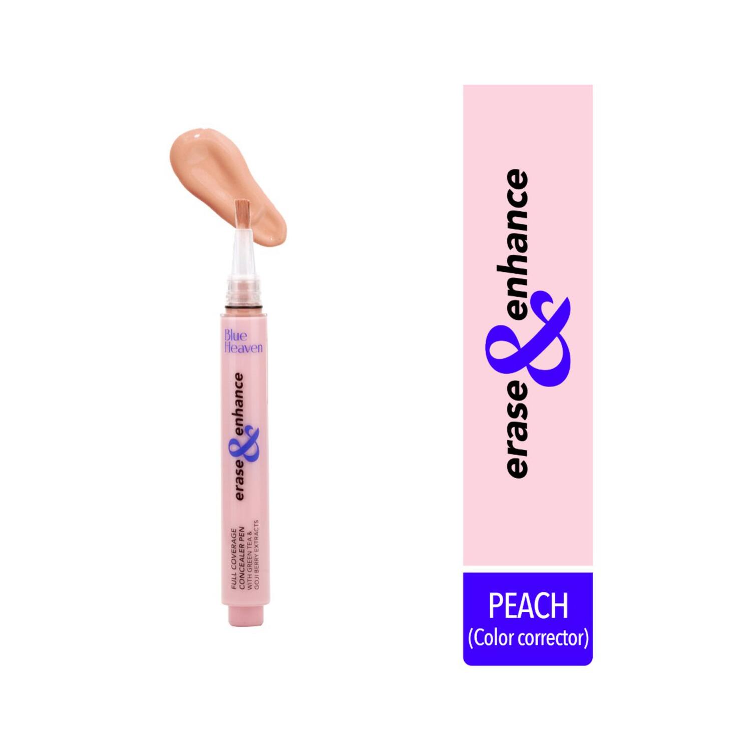 Blue Heaven | Blue Heaven Erase & Enhance Full Coverage Concealer Pen - Peach (2ml)