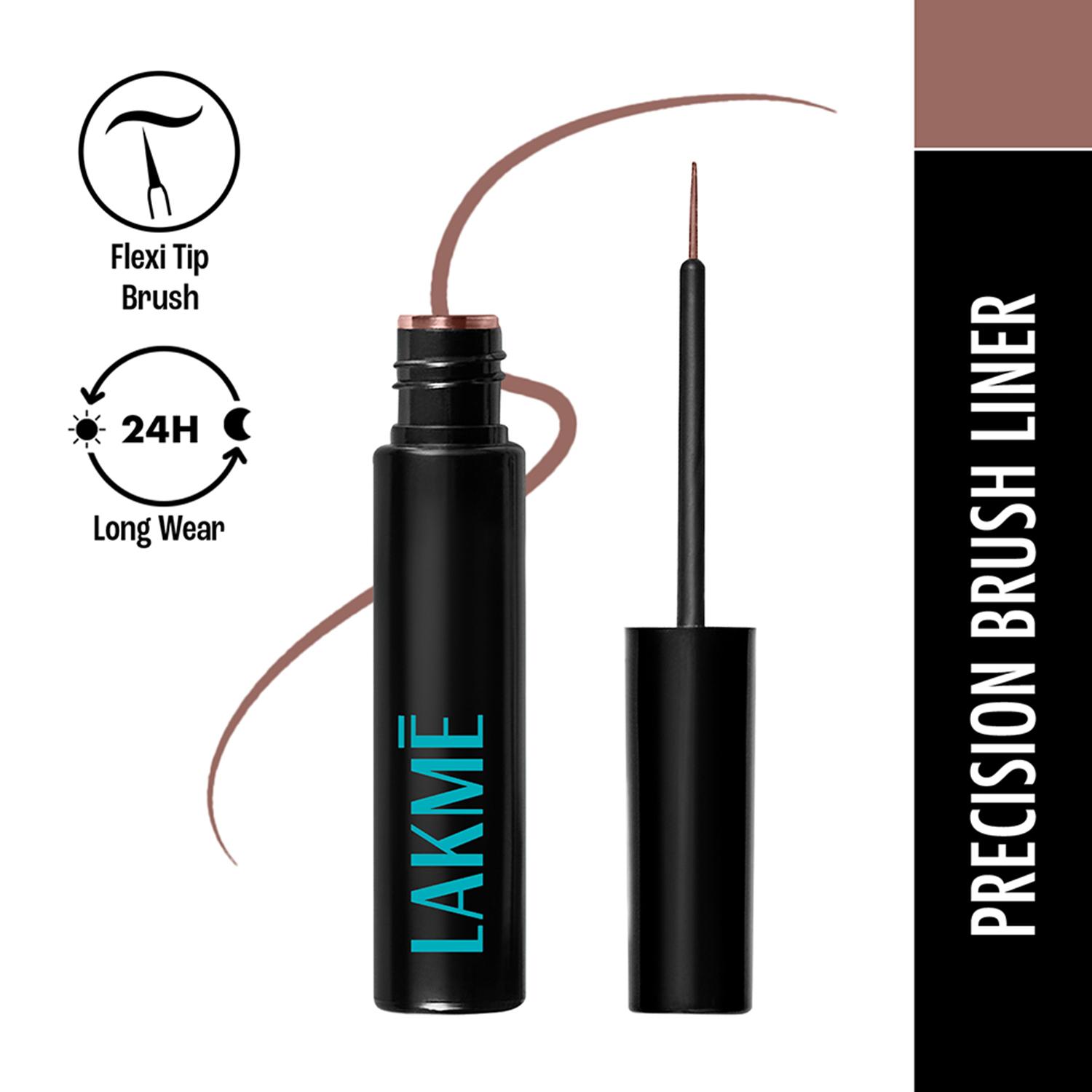 Lakme | Lakme 9 to 5 Eyeconic Liquid Eyeliner Matte Finish Waterproof Smudgeproof 24 Hrs Brown (4.5 ml)