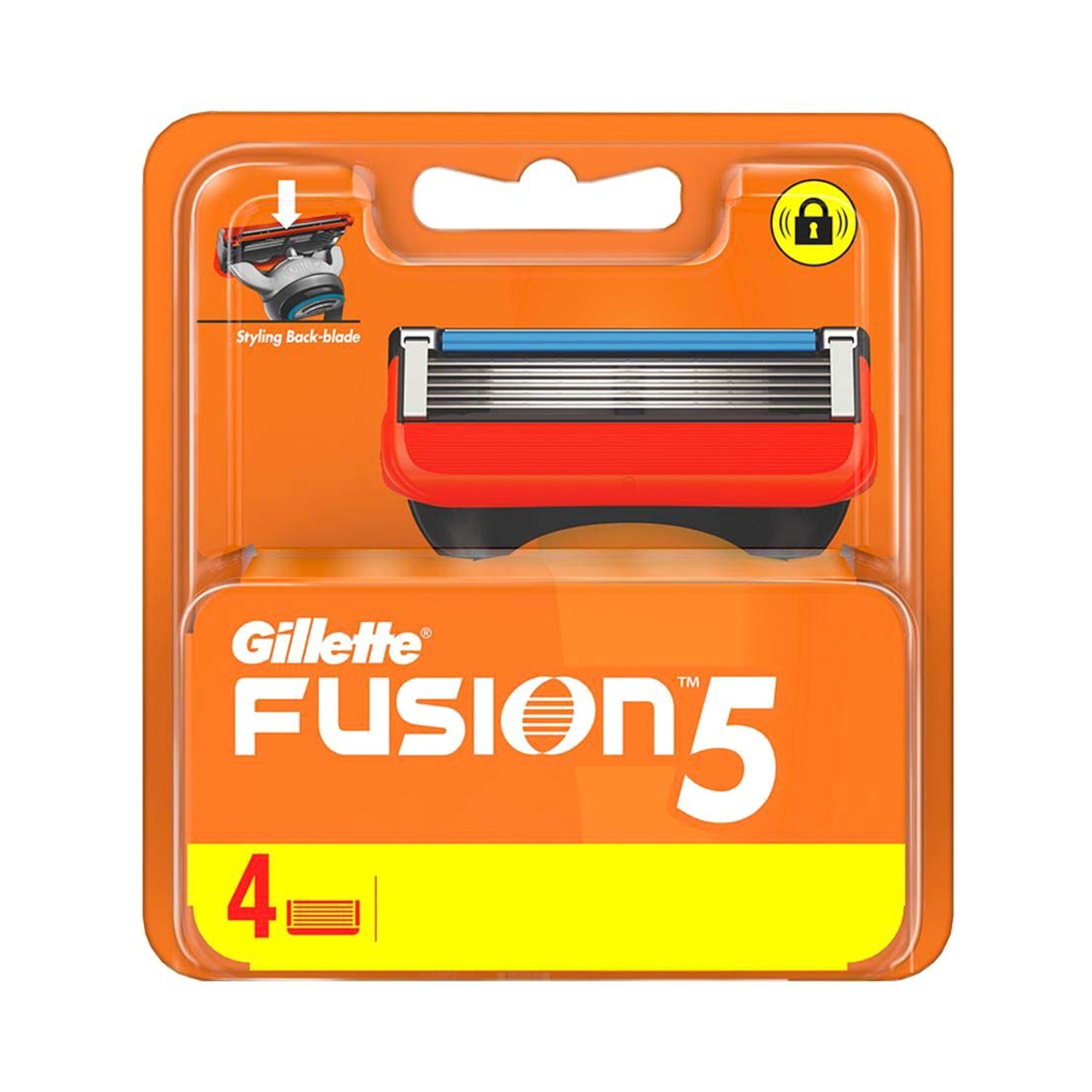 Gillette | Gillette Fusion Manual Blades for Perfect Shave and Perfect Beard Shape (4Pcs)