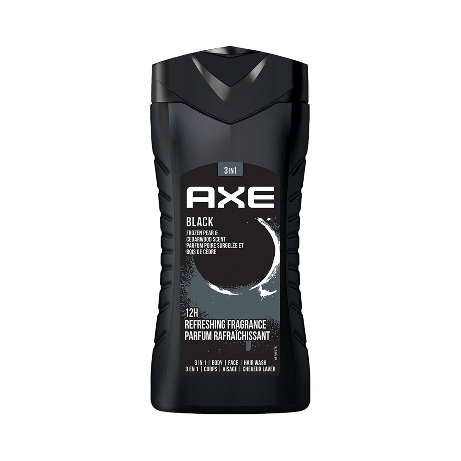 AXE | AXE 3-In-1 Black Body Face & Hair Wash (250ml)