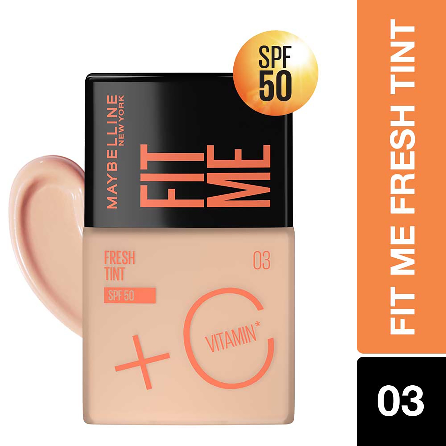 Maybelline New York | Maybelline New York Fit Me Fresh Tint With SPF 50 & Vitamin C - 03 Shade (30ml)